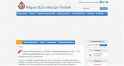 Desktop Screenshot of mszt.hu