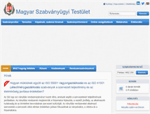 Tablet Screenshot of mszt.hu